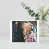 Dood en Leven | Gustav Klimt | Briefkaart (Staand voorkant)