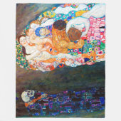 Dood en leven, Gustav Klimt Fleece Deken (Voorkant)