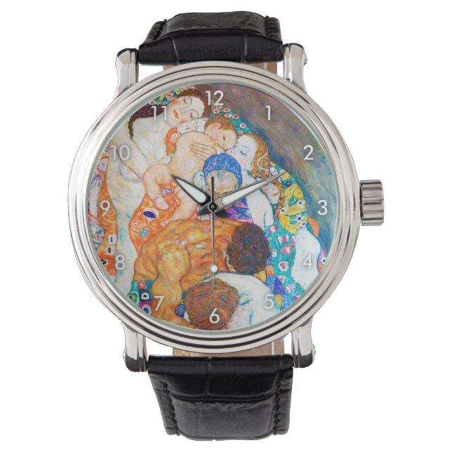 Dood en leven, Gustav Klimt Horloge (Voorkant)