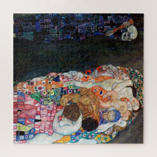 Dood en Leven | Gustav Klimt | Legpuzzel (Horizontaal)