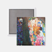 Dood en leven, Gustav Klimt Magneet (Voorkant / Achterkant)