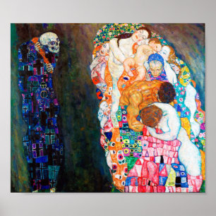 Dood en leven, Gustav Klimt Poster