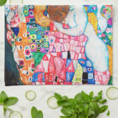 Dood en leven, Gustav Klimt Theedoek (Gevouwen)