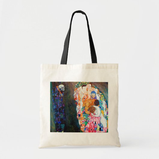 Dood en leven, Gustav Klimt Tote Bag (Voorkant)
