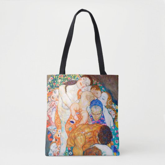 Dood en leven, Gustav Klimt Tote Bag (Voorkant)