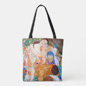 Dood en leven, Gustav Klimt Tote Bag (Achterkant)