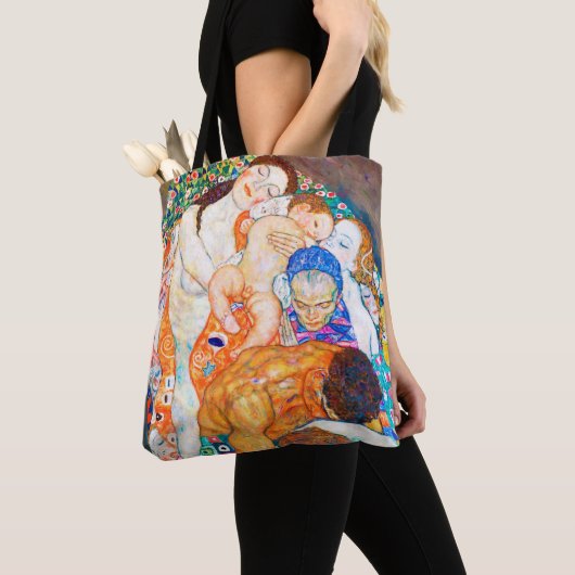 Dood en leven, Gustav Klimt Tote Bag (Dichtbij)