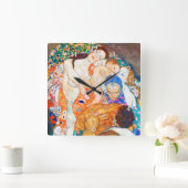 Dood en leven, Gustav Klimt Vierkante Klok (Huis)