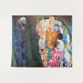 Dood en leven, Gustav Klimt Wandkleed (Voorkant (horizontaal))