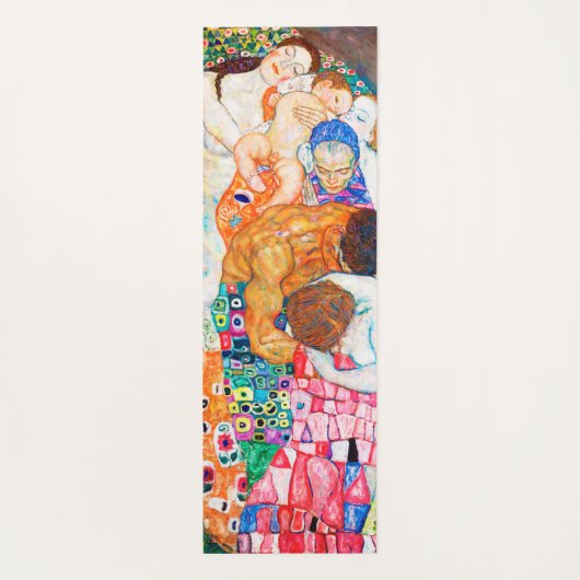 Dood en leven, Gustav Klimt Yogamat (Achterkant)