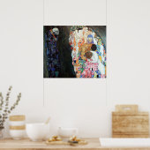 Dood en Leven schilderij door Gustav Klimt (1908) Poster (Keuken)