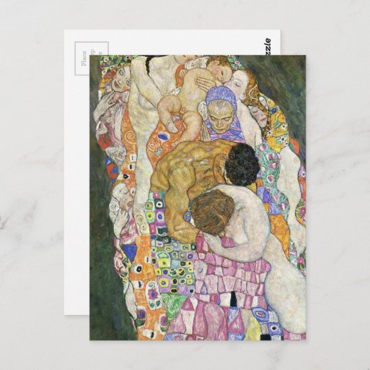 Dood en leven van Gustav Klimt Briefkaart (Voorkant / Achterkant)