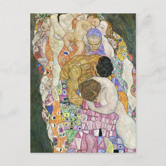 Dood en leven van Gustav Klimt Briefkaart (Voorkant)