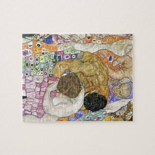 Dood en leven van Gustav Klimt Legpuzzel (Horizontaal)