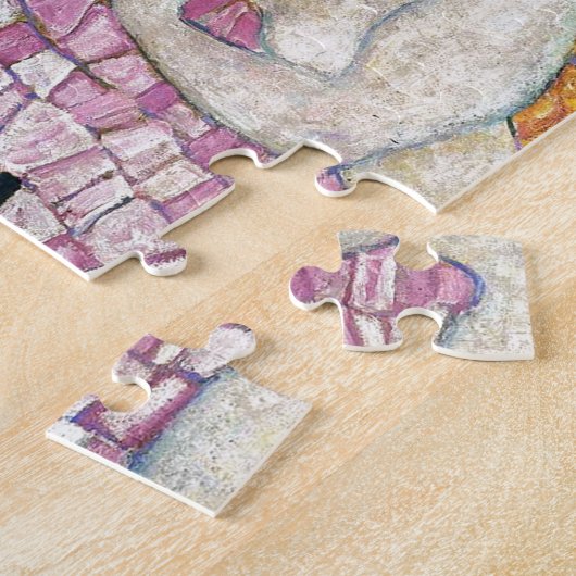 Dood en leven van Gustav Klimt Legpuzzel (Zijkant)