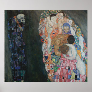Dood en leven van Gustav Klimt Poster