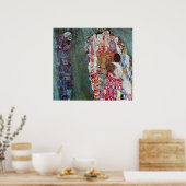 Dood en leven van Gustav Klimt Poster (Keuken)