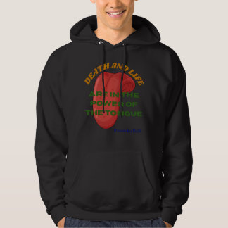 Dood en leven zijn in de macht van de tong  hoodie