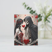 Dood en liefde zijn twee van de krachtigste voor h feestdagenkaart (Staand voorkant)