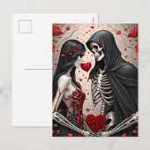 Dood en liefde zijn twee van de krachtigste voor h feestdagenkaart (Voorkant / Achterkant)