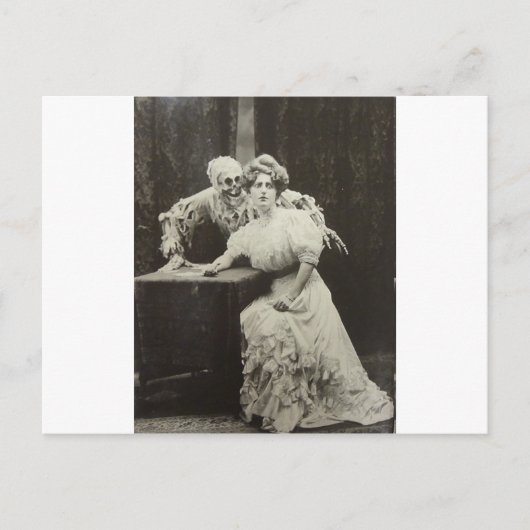 Dood en meisje briefkaart (Voorkant)