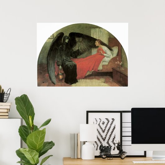 Dood en meisje poster (Thuiskantoor)