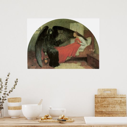 Dood en meisje poster (Keuken)