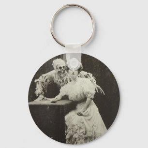 Dood en meisje sleutelhanger