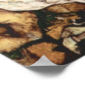 Dood en meisje van Egon Schiele Poster (Hoek)