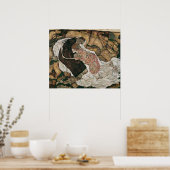 Dood en meisjesmoord (Schiele 1915) Poster (Keuken)