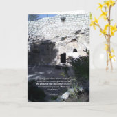 Dood en Opstanding van Christus - wenskaart Kaart (Gele Bloem)