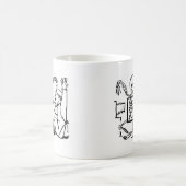 Dood en röntgendokter circa 1951 koffiemok (Center)