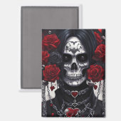 Dood en Rozen Magneet (Voorkant / Achterkant)