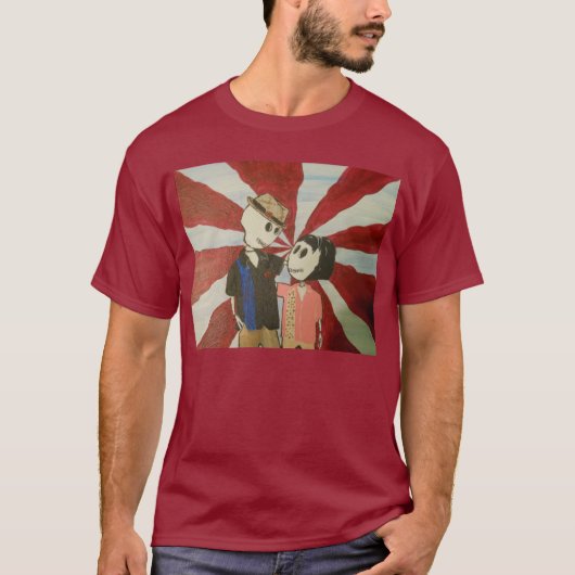 Dood en verliefd t-shirt (Voorkant)