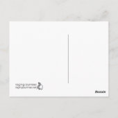 DOOD EN ZIJN BUNNY BRIEFKAART (Achterkant)