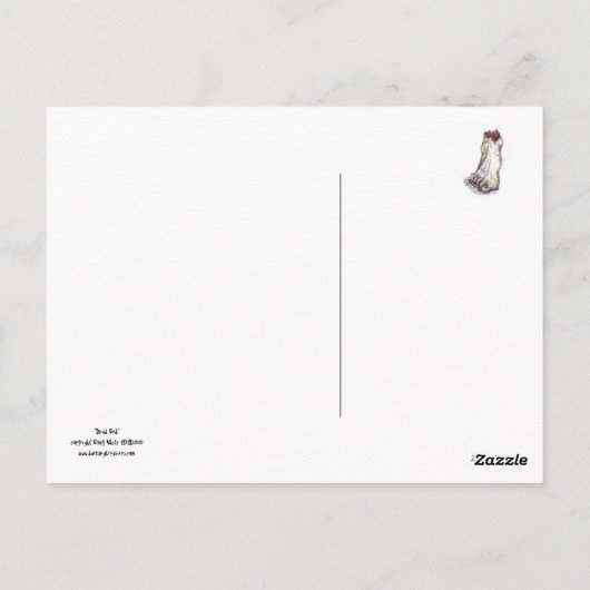 Dood End Zombie Hoard dark horror Art Briefkaart (Achterkant)