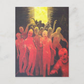 Dood End Zombie Hoard dark horror Art Briefkaart (Voorkant)