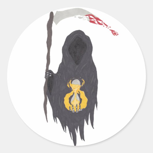 Dood Eternal Ronde Sticker (Voorkant)