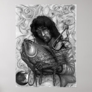 Dood Eye Poster, Vannak op een haak Poster