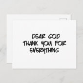 DOOD GOD DANK JE VOOR ALLES BRIEFKAART (Voorkant / Achterkant)