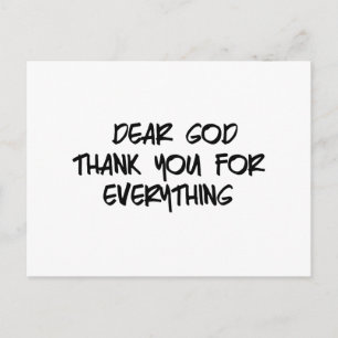 DOOD GOD DANK JE VOOR ALLES BRIEFKAART