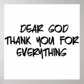 DOOD GOD DANK JE VOOR ALLES POSTER (Voorkant)