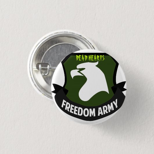 Dood hart Novel-knoppen Ronde Button 3,2 Cm (Voorkant /achterkant)