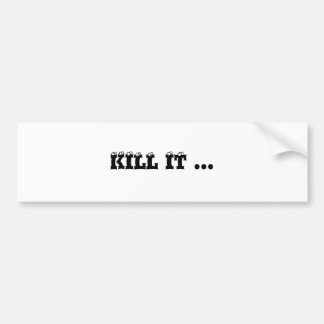 DOOD HET ... BUMPERSTICKER