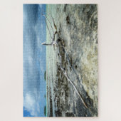 Dood hout in de Stille Oceaan onder een troebele h Legpuzzel (Verticaal)