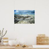 Dood hout op de Pacific poster (Keuken)