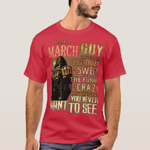 Dood Ik ben een mars kerel Ik heb 3 kanten de rust T-shirt