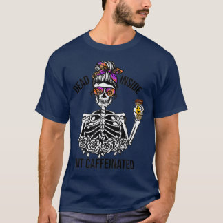 Dood in cafeïnevrije tanden kleurstof luipaard H T-shirt