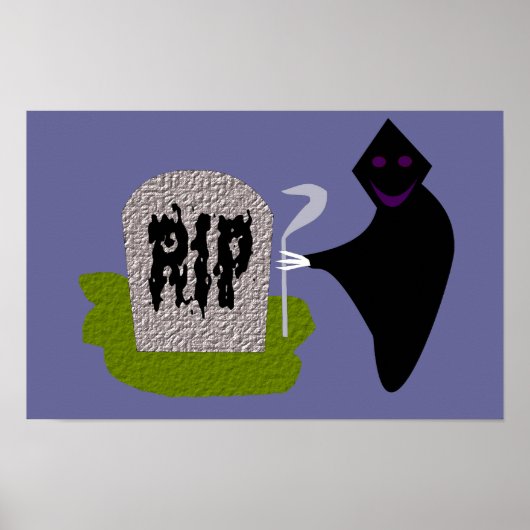 Dood in de begraafplaats Halloween poster (Voorkant)