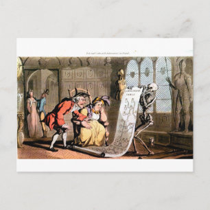 Dood in het briefkaart van de familieboom